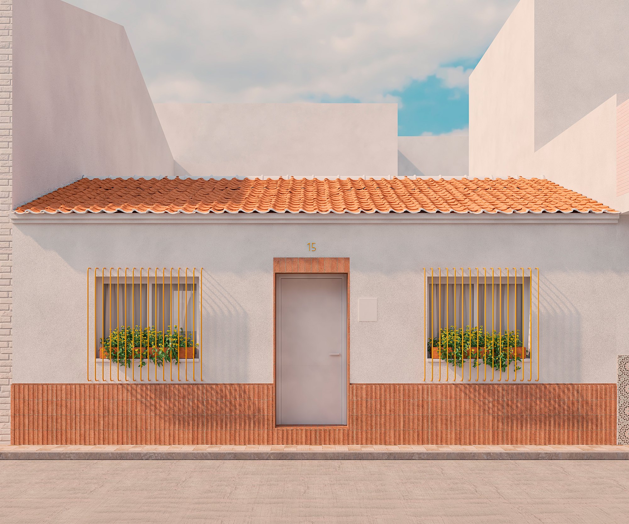 Casa Ardilla — detalle del conjunto rehabilitado.